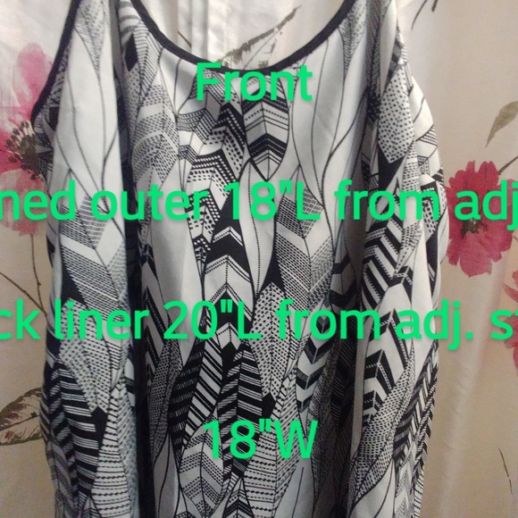 Daniel Rainn sheer patterned Cami Tank Top - Picture 8 of 9